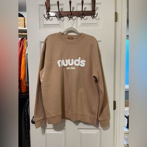 Nuuds Sand Birthday Sweatshirt Size L